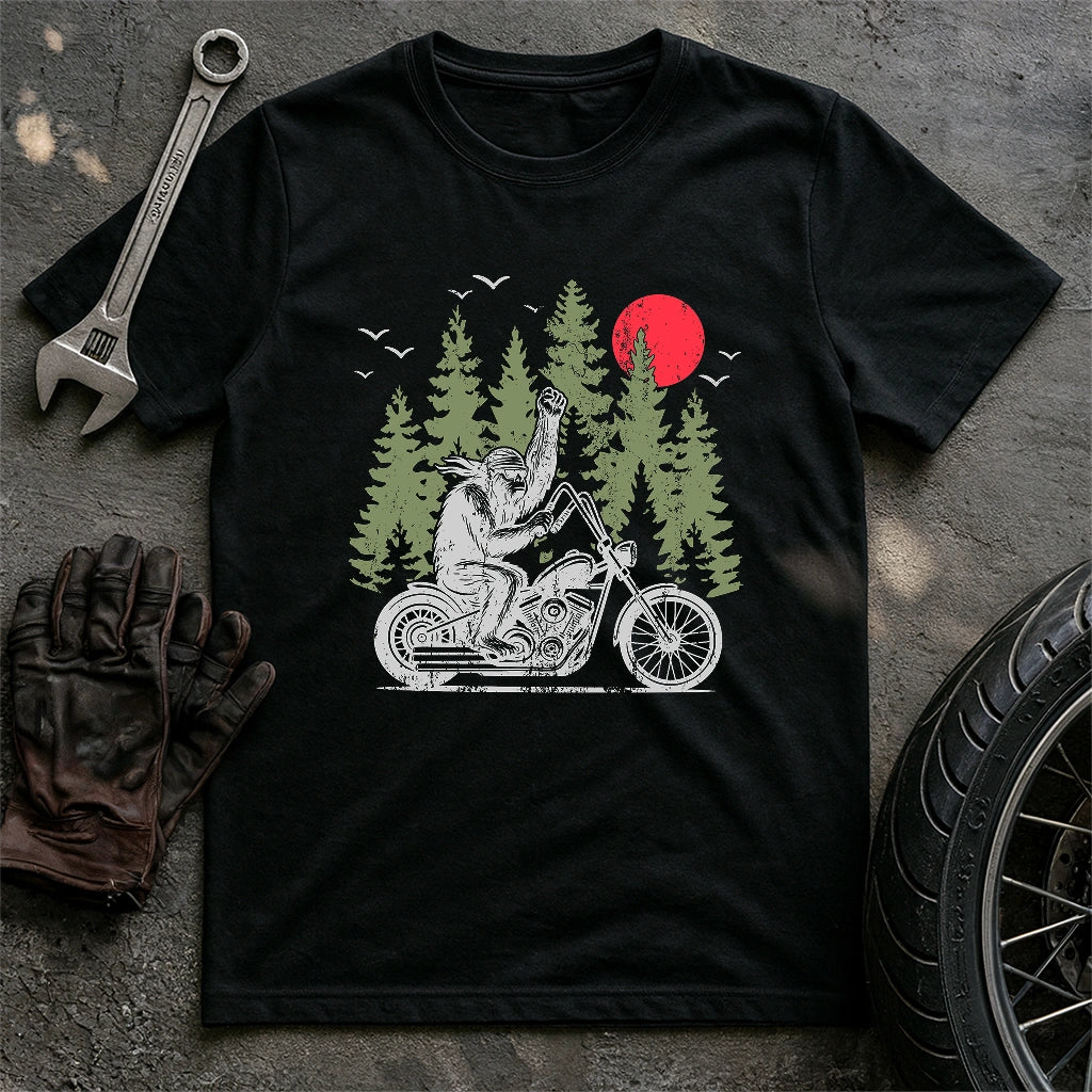 Big Foot Biker T-shirt