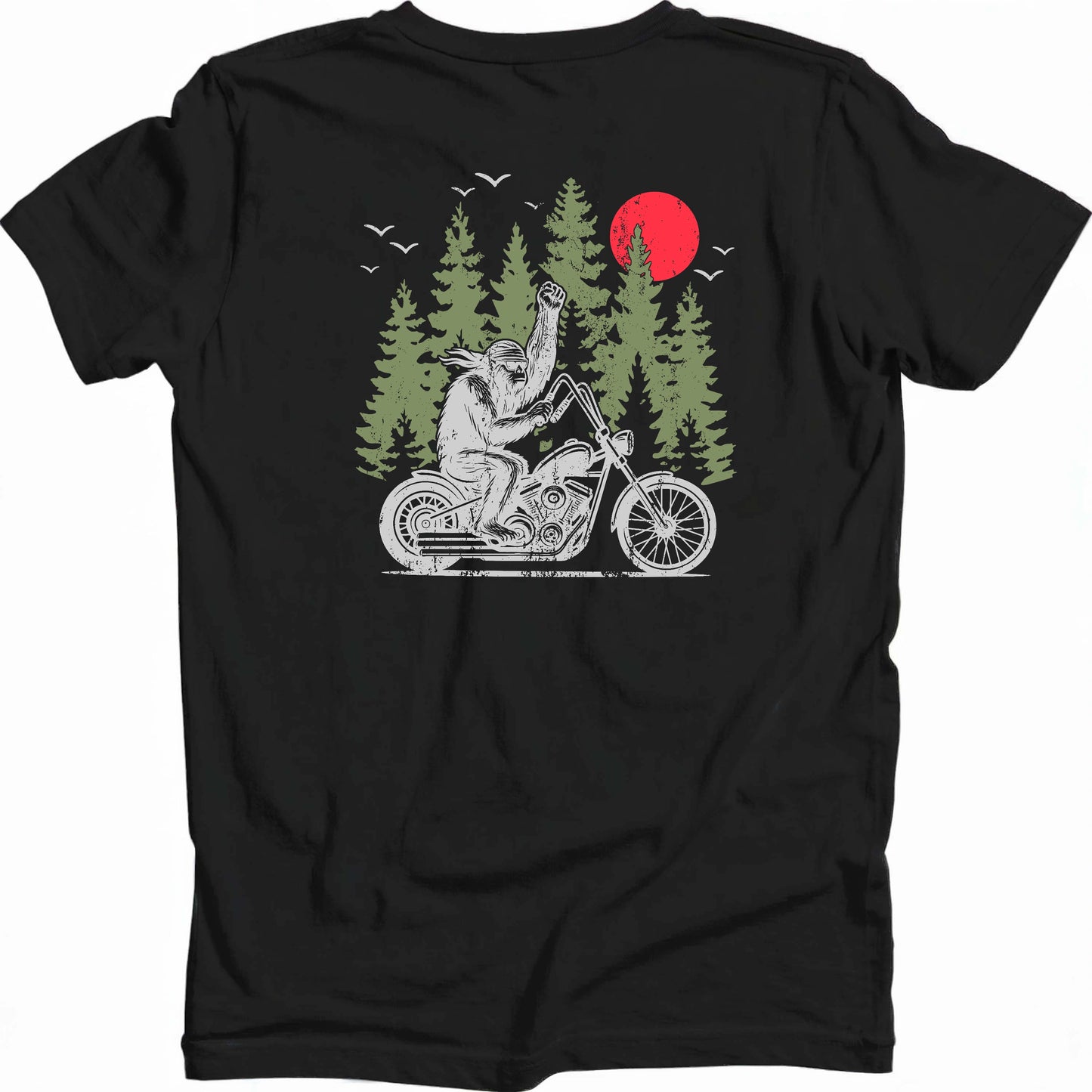 Big Foot Biker T-shirt