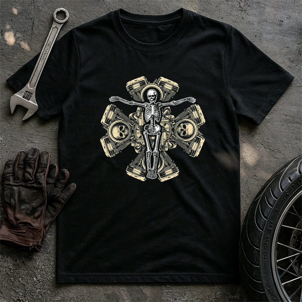 Chopperholic Cross T-shirt