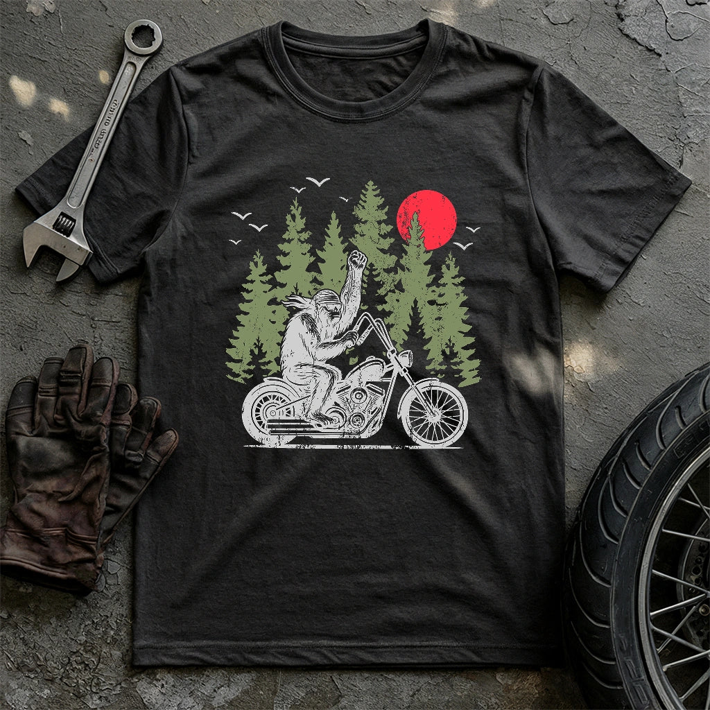 Big Foot Biker T-shirt