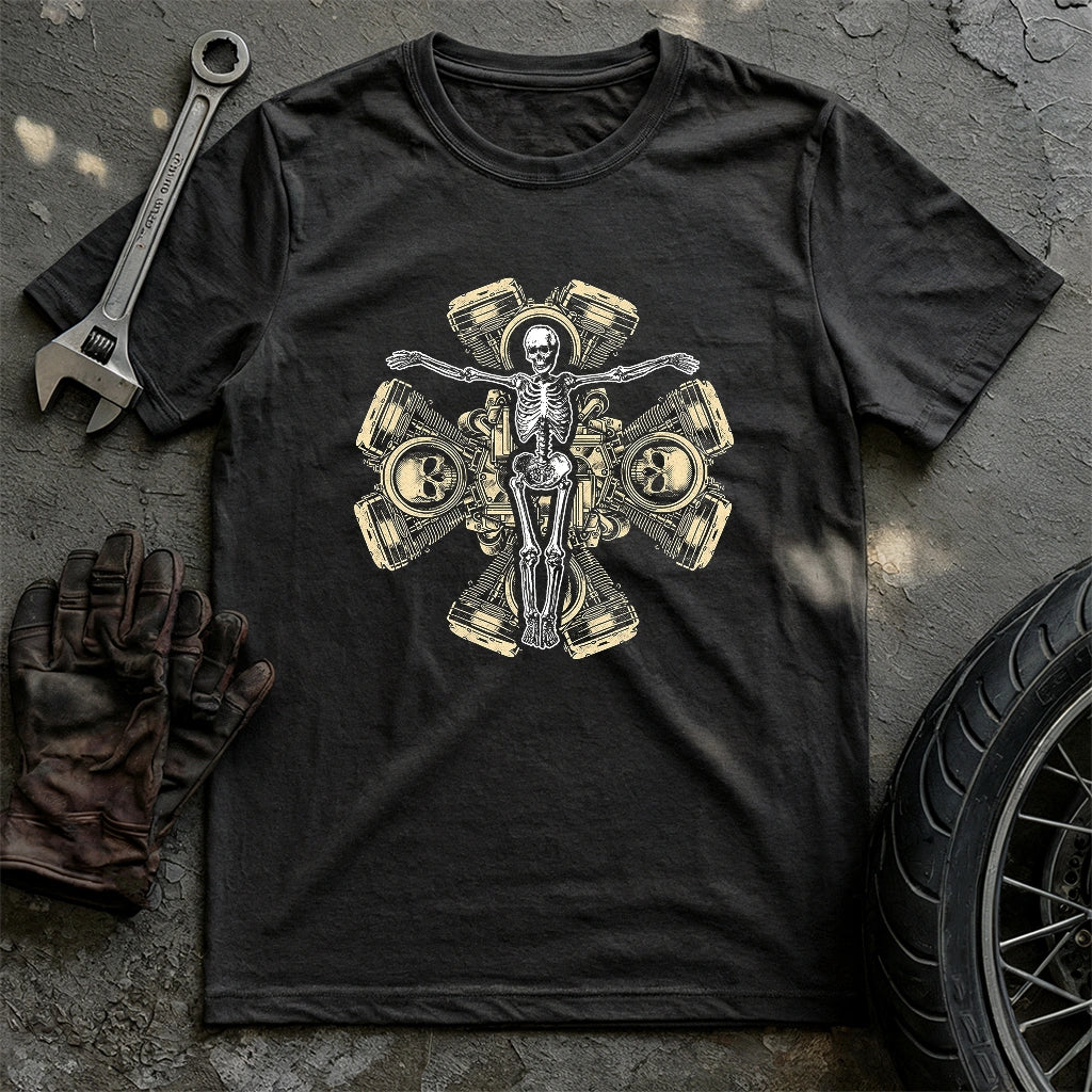 Chopperholic Cross T-shirt