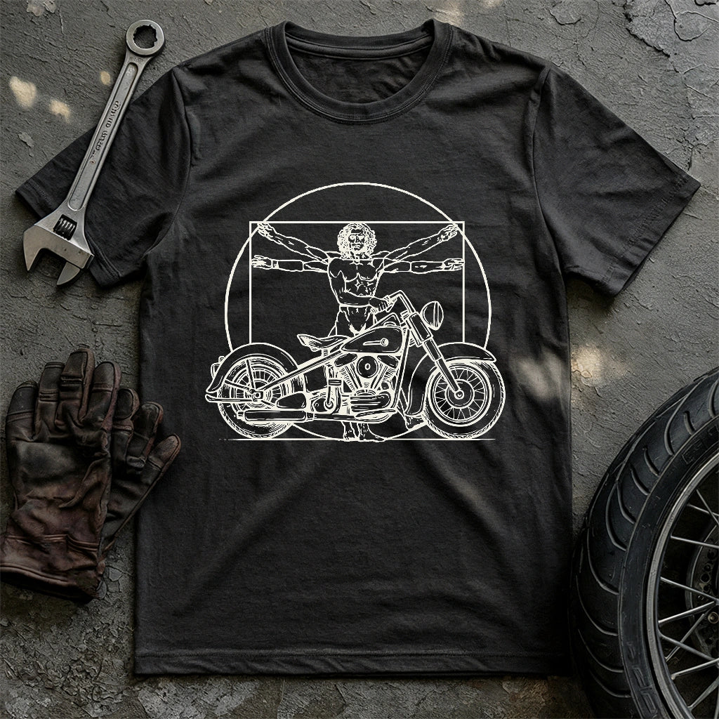 Vitruvian Biker T-shirt