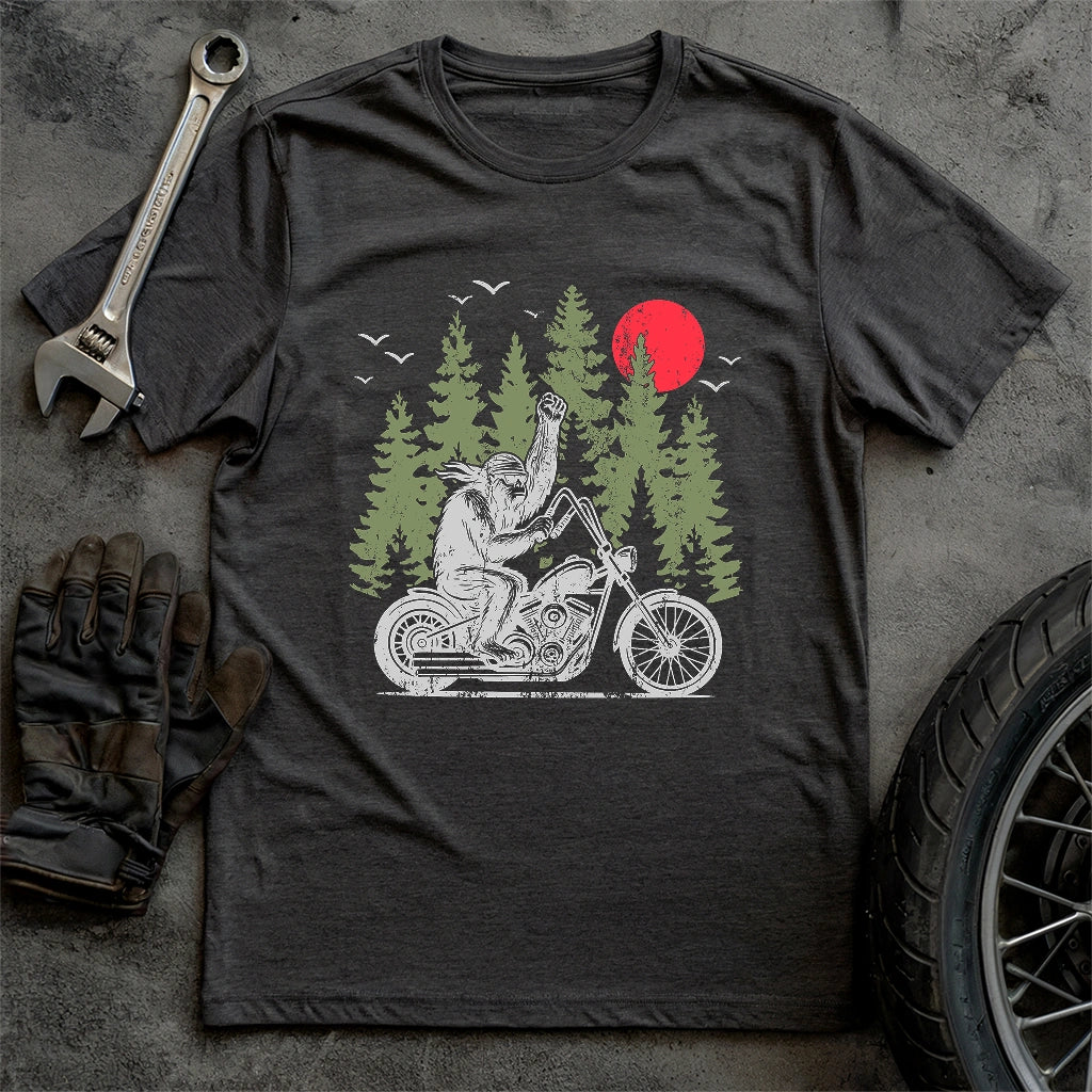 Big Foot Biker T-shirt