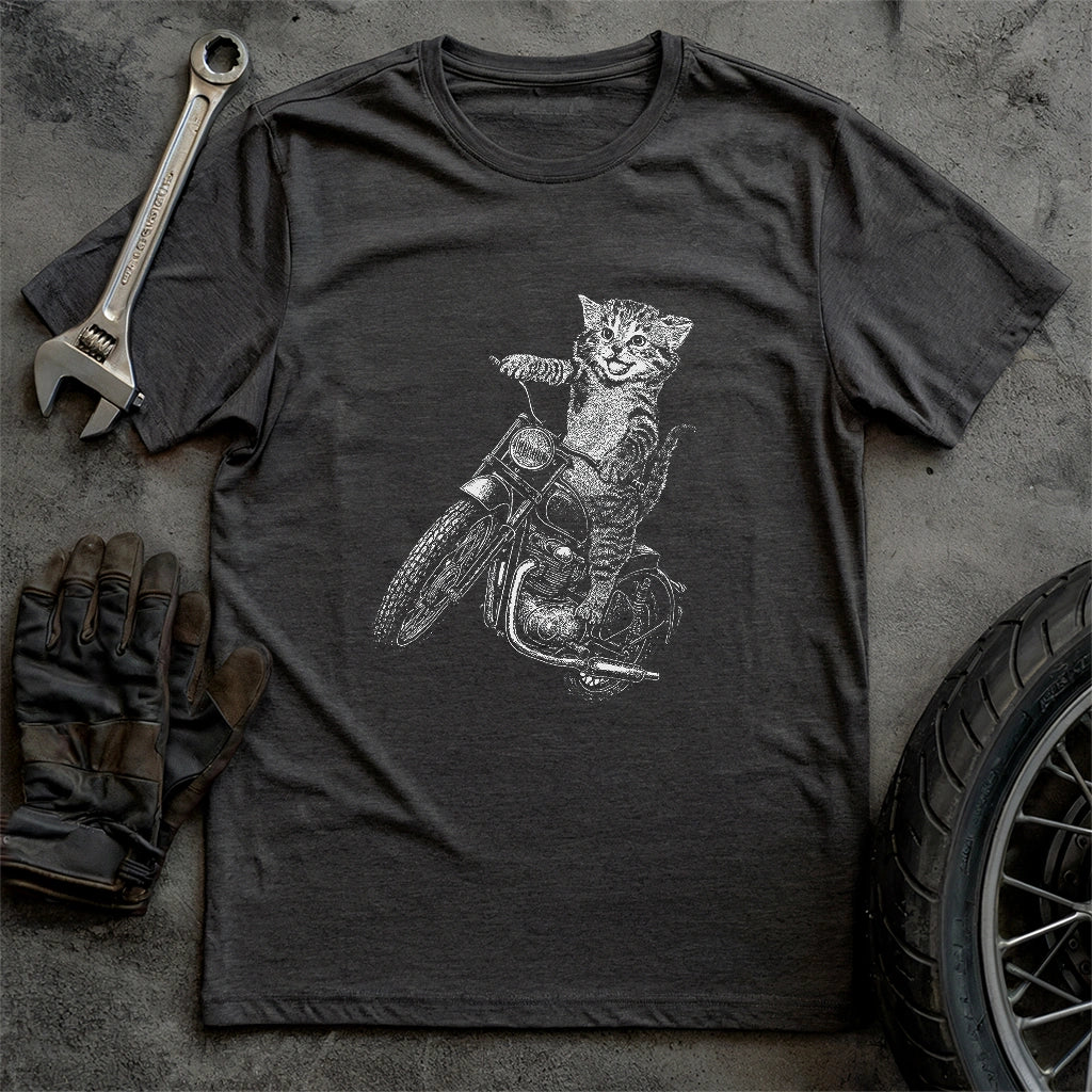 Cat Biker T-shirt
