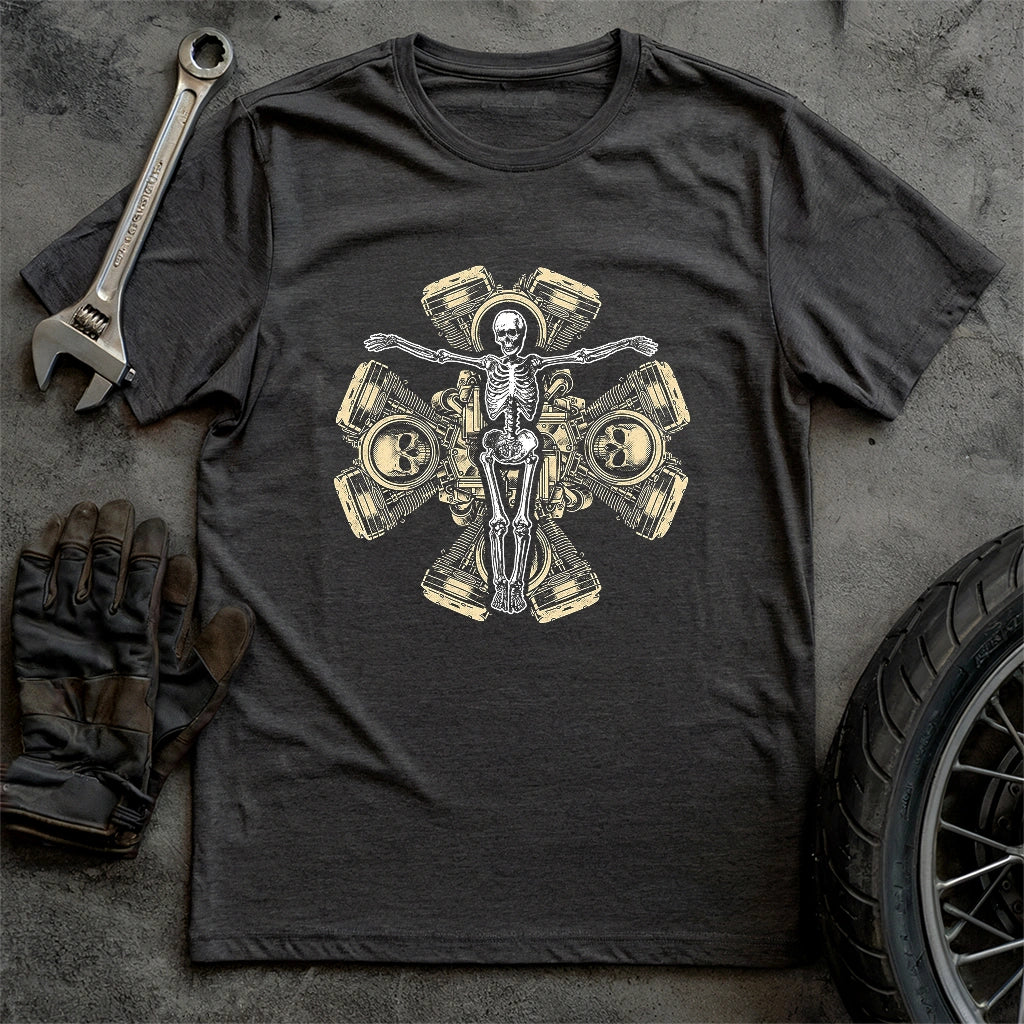 Chopperholic Cross T-shirt