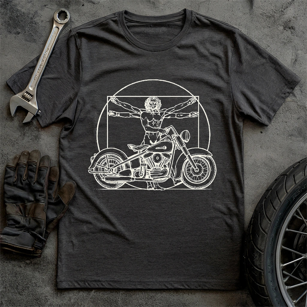 Vitruvian Biker T-shirt