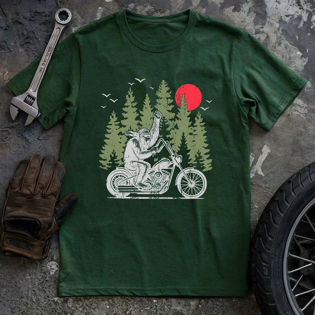 Big Foot Biker T-shirt