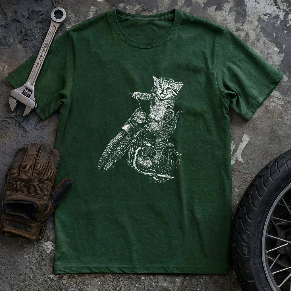 Cat Biker T-shirt