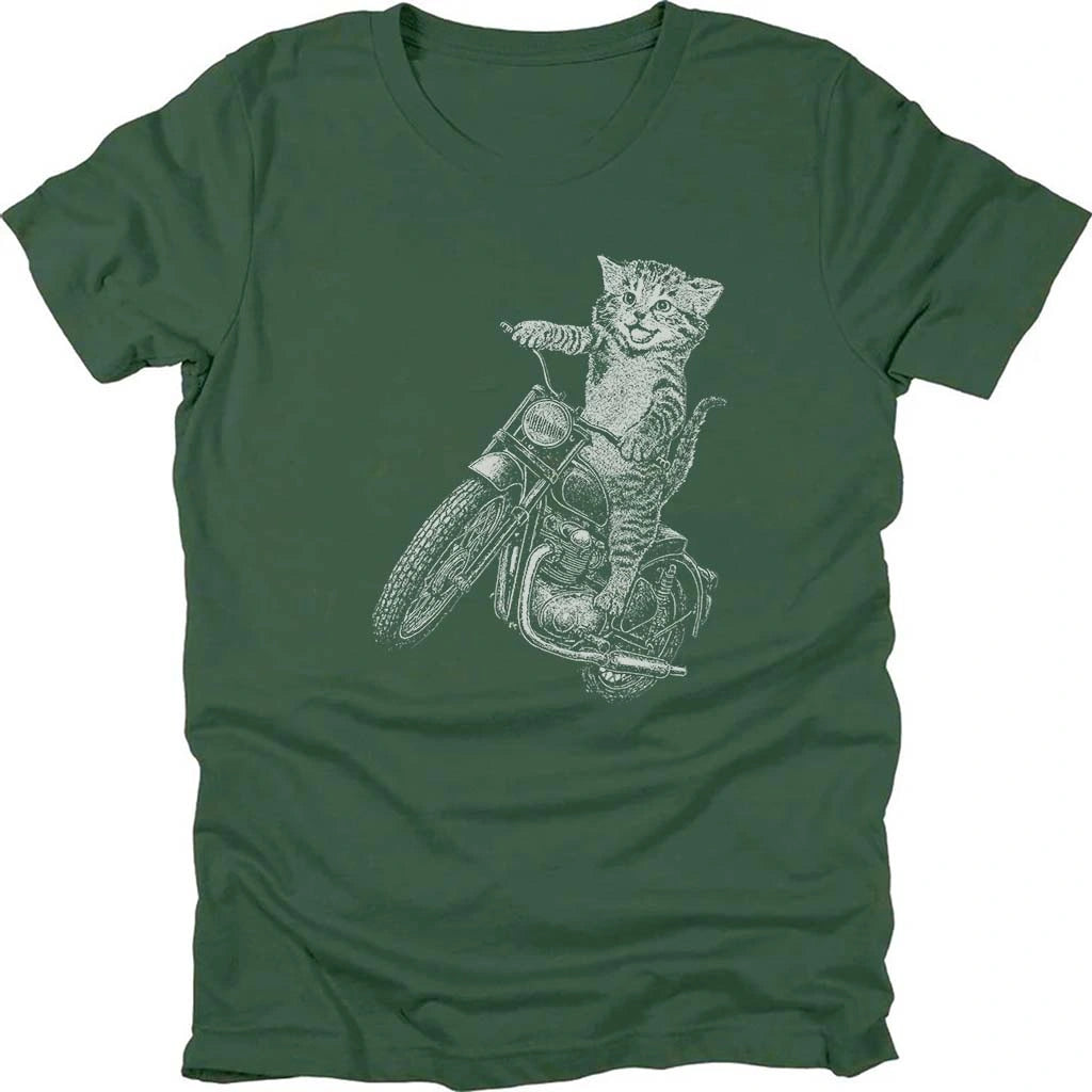 Cat Biker T-shirt