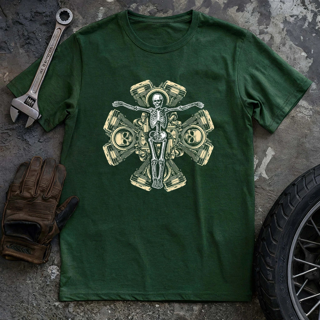 Chopperholic Cross T-shirt