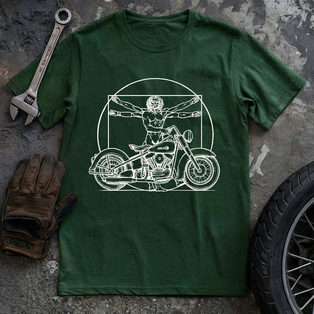 Vitruvian Biker T-shirt