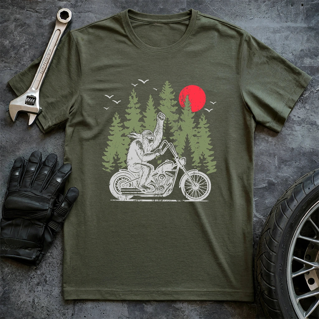 Big Foot Biker T-shirt