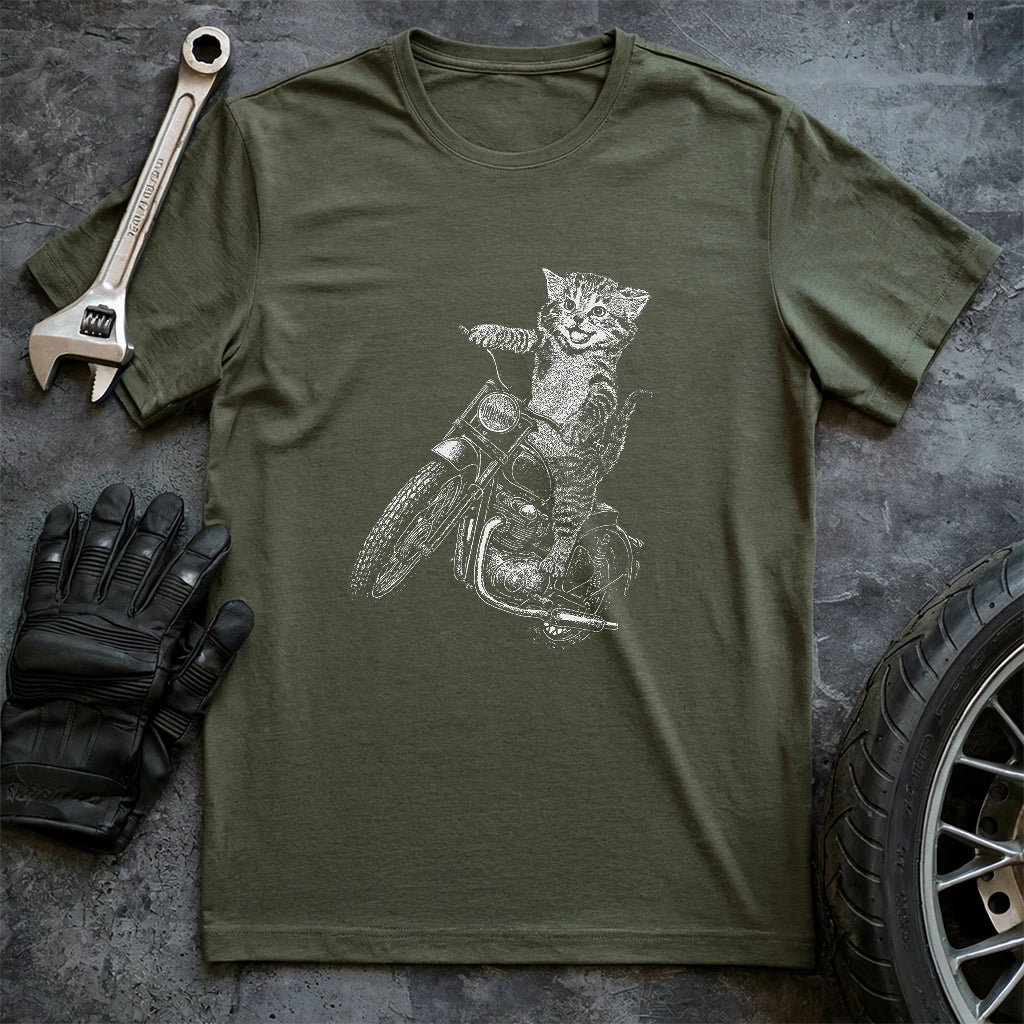 Cat Biker T-shirt
