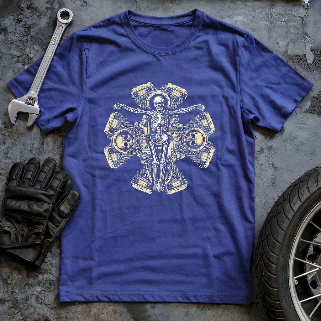 Chopperholic Cross T-shirt