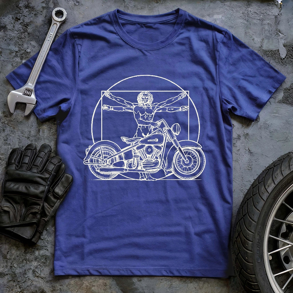 Vitruvian Biker T-shirt