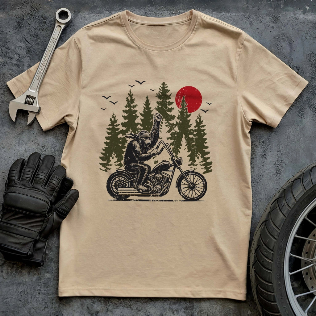 Big Foot Biker T-shirt
