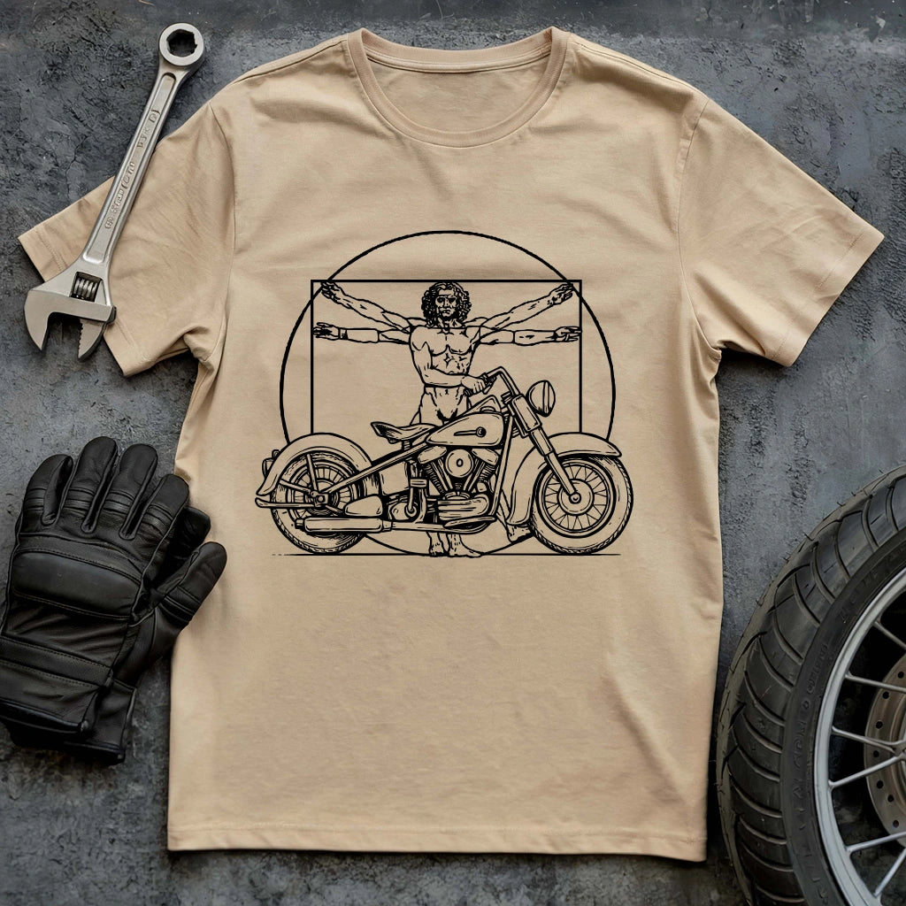Vitruvian Biker T-shirt