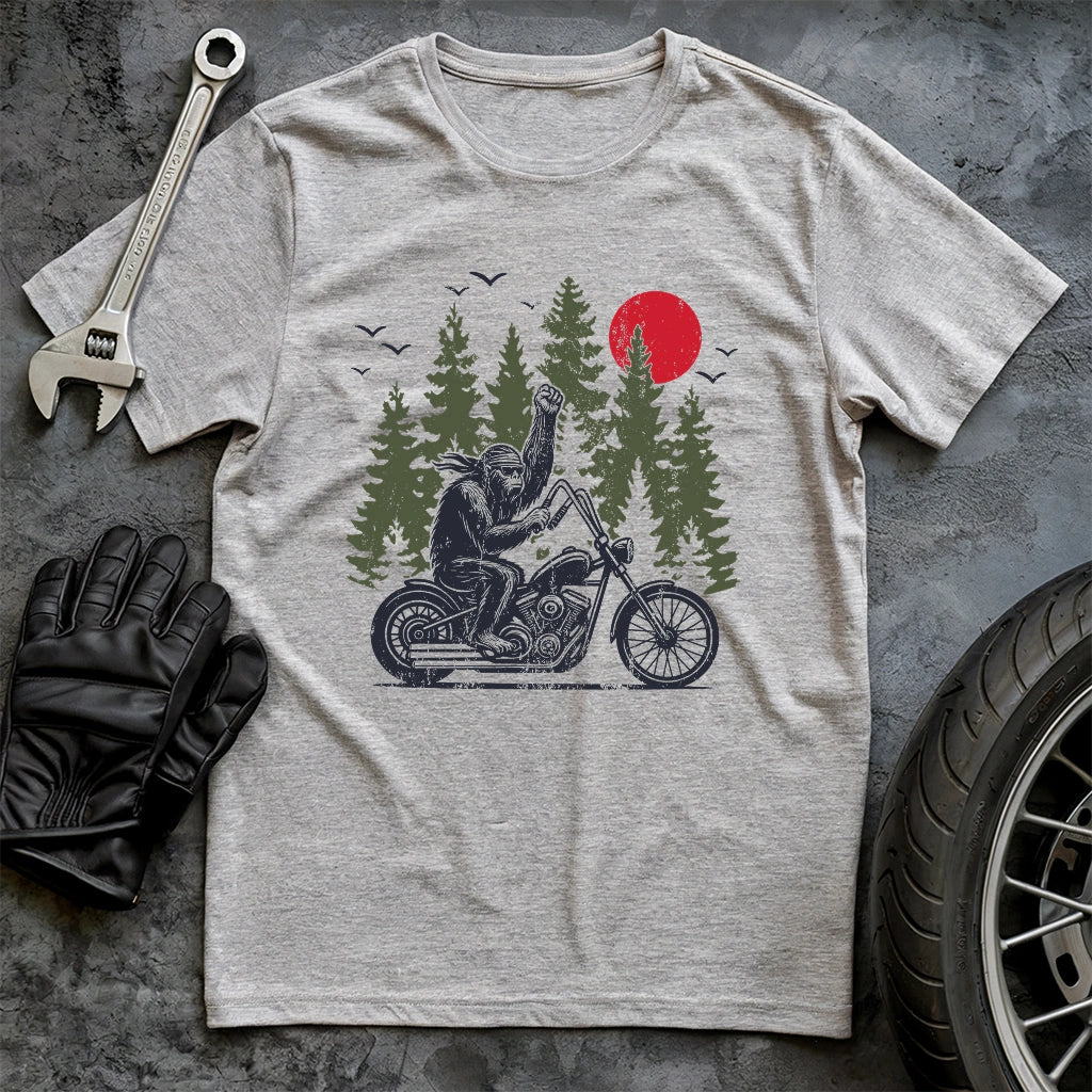 Big Foot Biker T-shirt