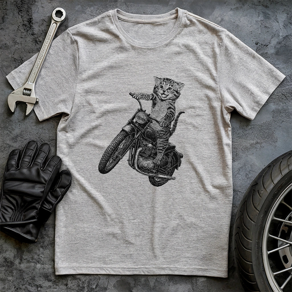Cat Biker T-shirt