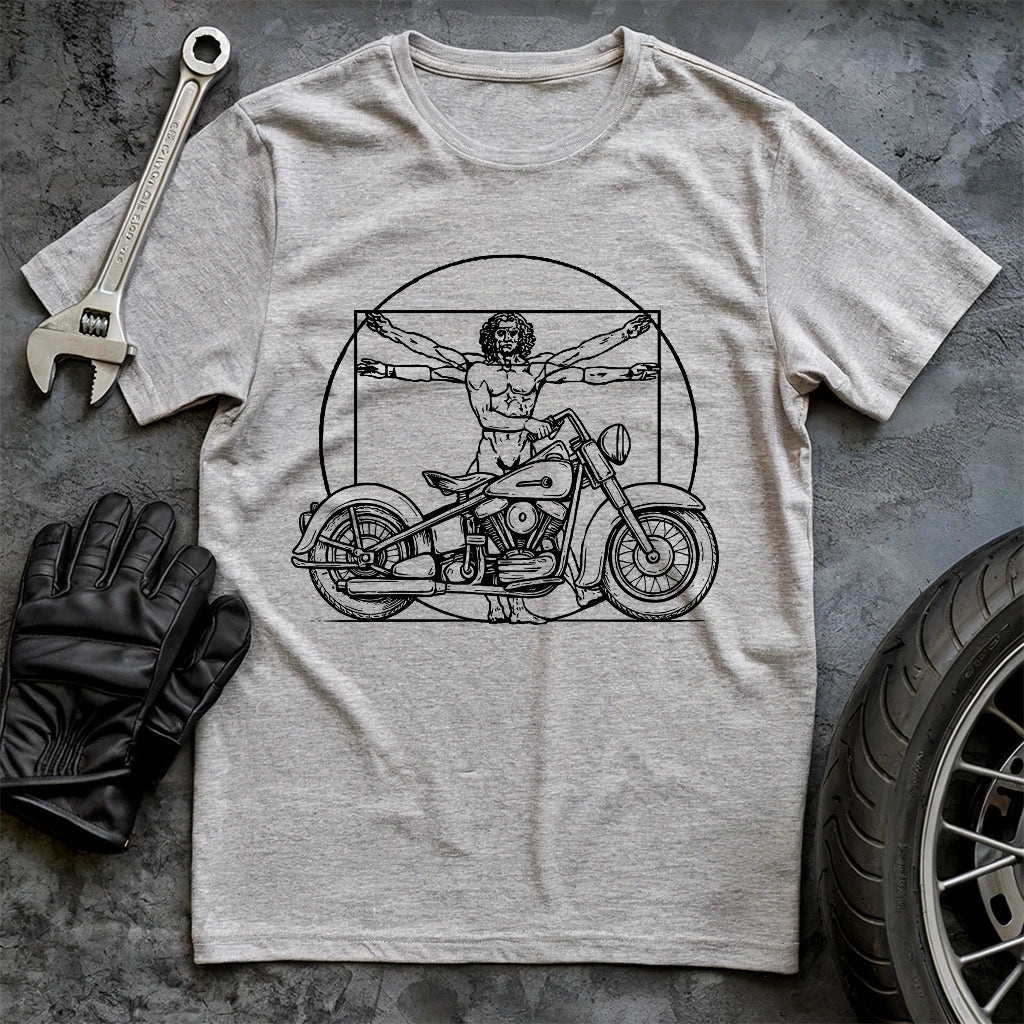 Vitruvian Biker T-shirt