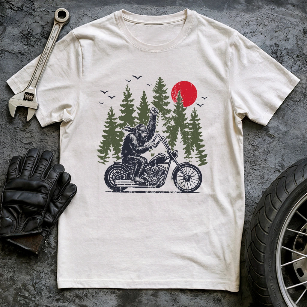Big Foot Biker T-shirt