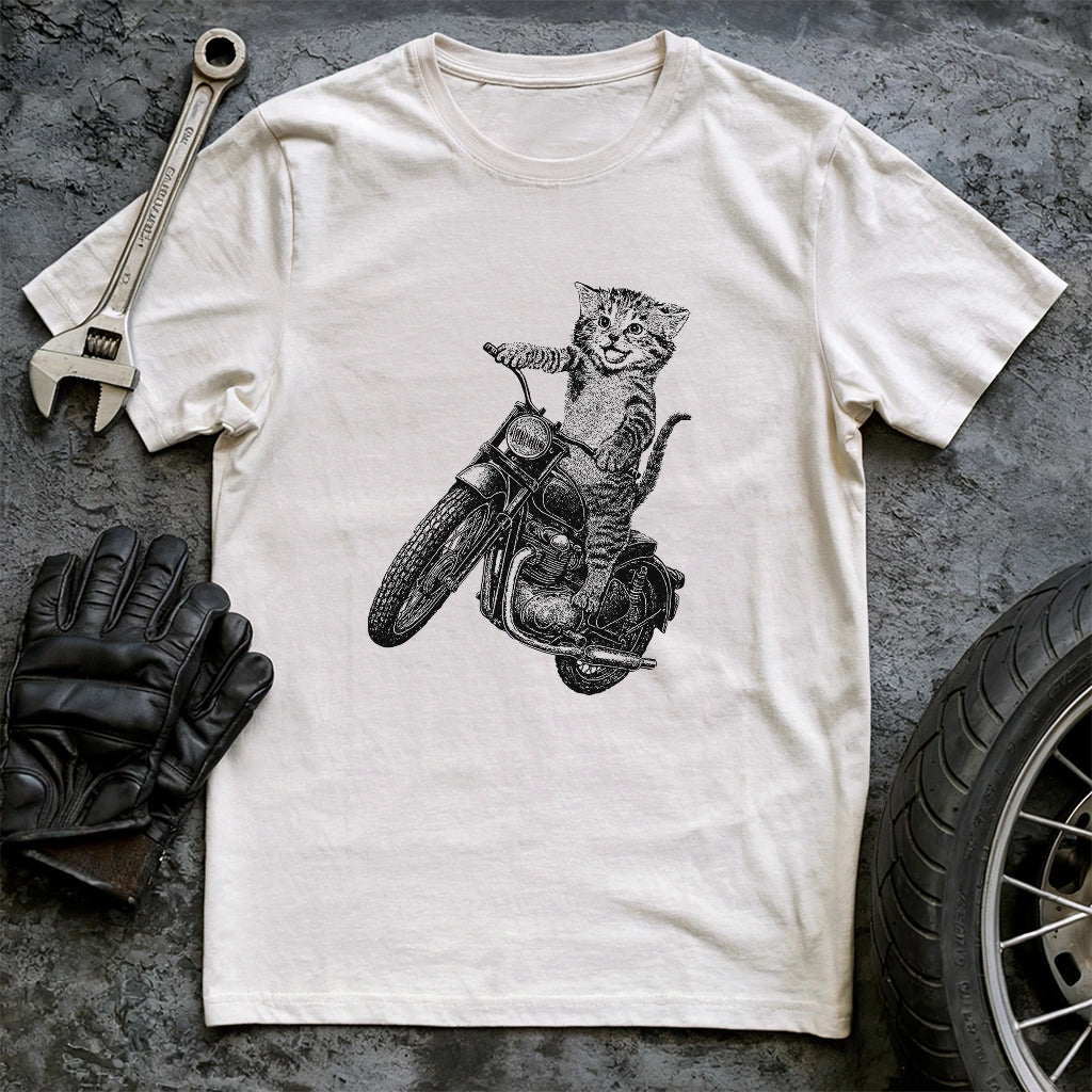 Cat Biker T-shirt