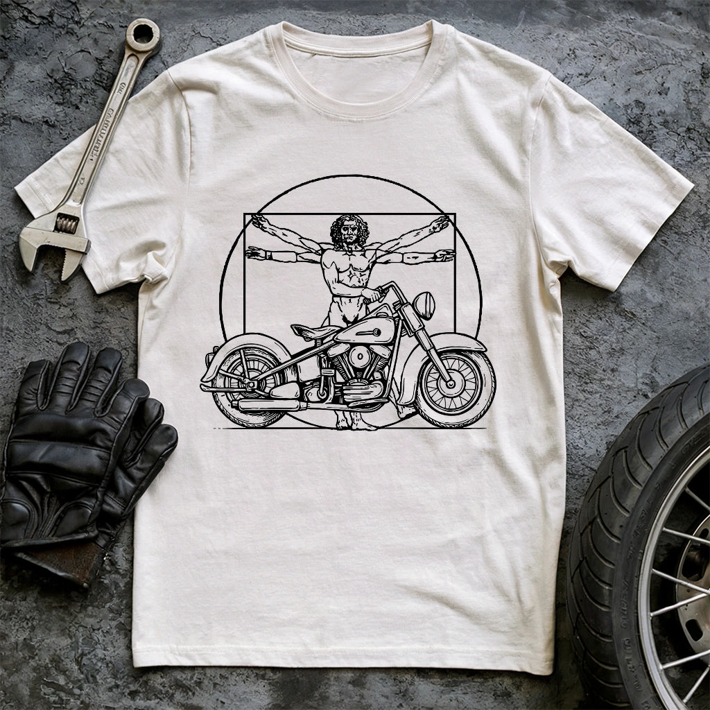 Vitruvian Biker T-shirt