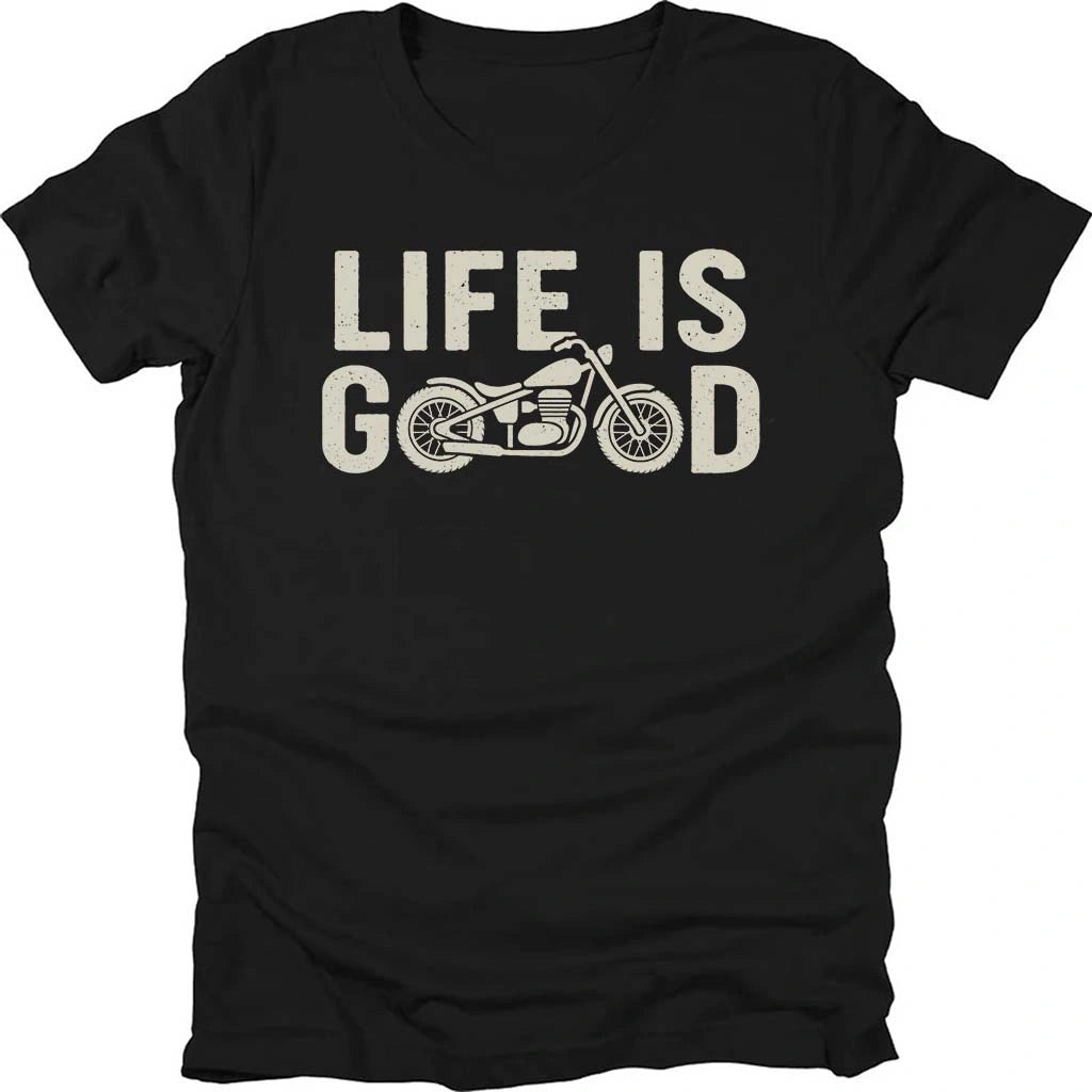 Life Is Good Biker T-shirt