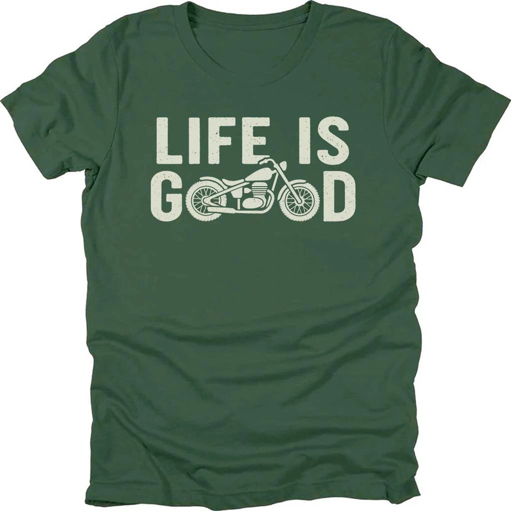 Life Is Good Biker T-shirt