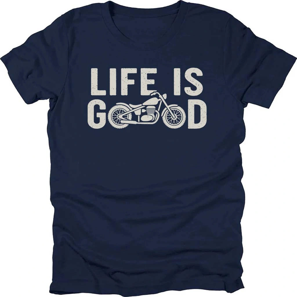 Life Is Good Biker T-shirt