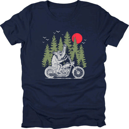Big Foot Biker T-shirt