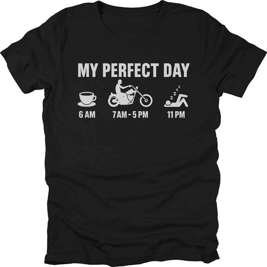 Perfect Biker Day T-shirt