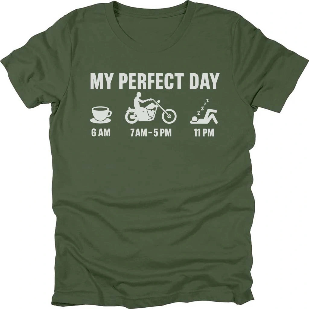 Perfect Biker Day T-shirt