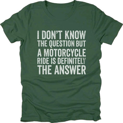 The Answer Of Bikers T-shirt