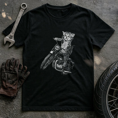 Cat Biker T-shirt