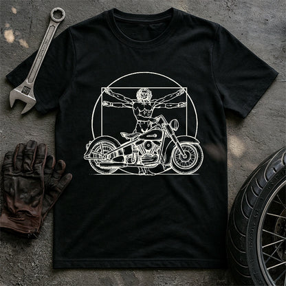 Vitruvian Biker T-shirt