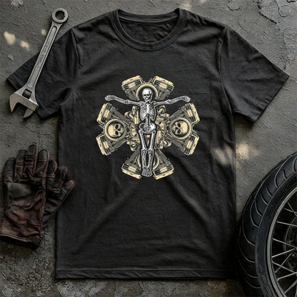 Chopperholic Cross T-shirt