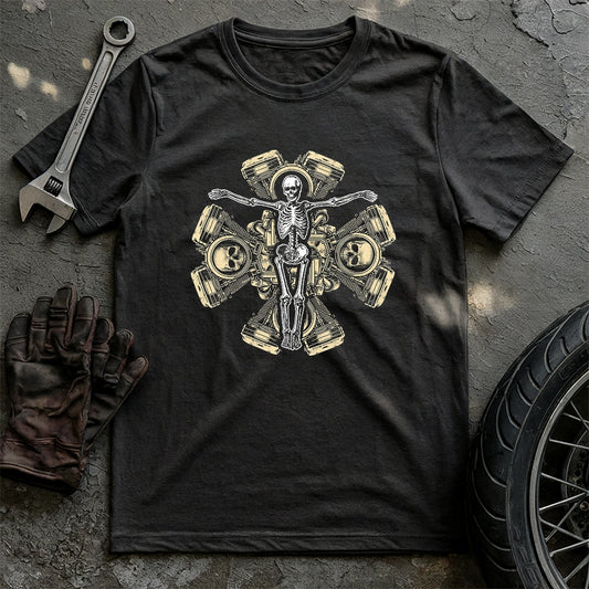 Chopperholic Cross T-shirt