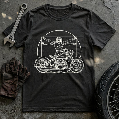 Vitruvian Biker T-shirt