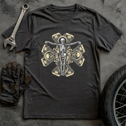 Chopperholic Cross T-shirt