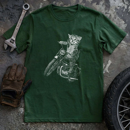 Cat Biker T-shirt
