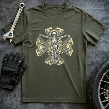 Chopperholic Cross T-shirt