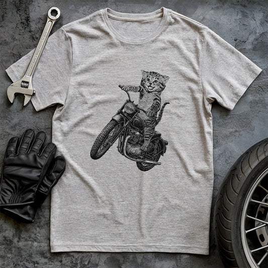 Cat Biker T-shirt