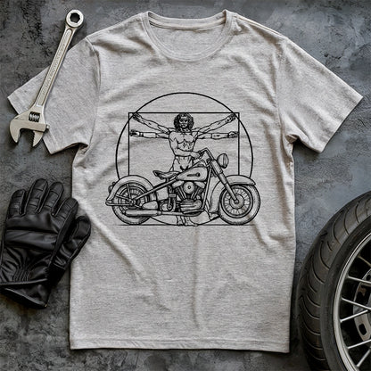Vitruvian Biker T-shirt