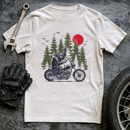 Big Foot Biker T-shirt