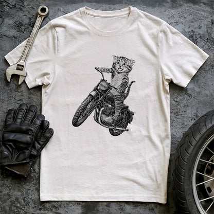 Cat Biker T-shirt
